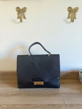 Furla Black Leather Bag